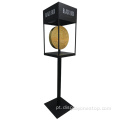 Suporte de vinho do suporte para placas de marca Metal Wine Stand